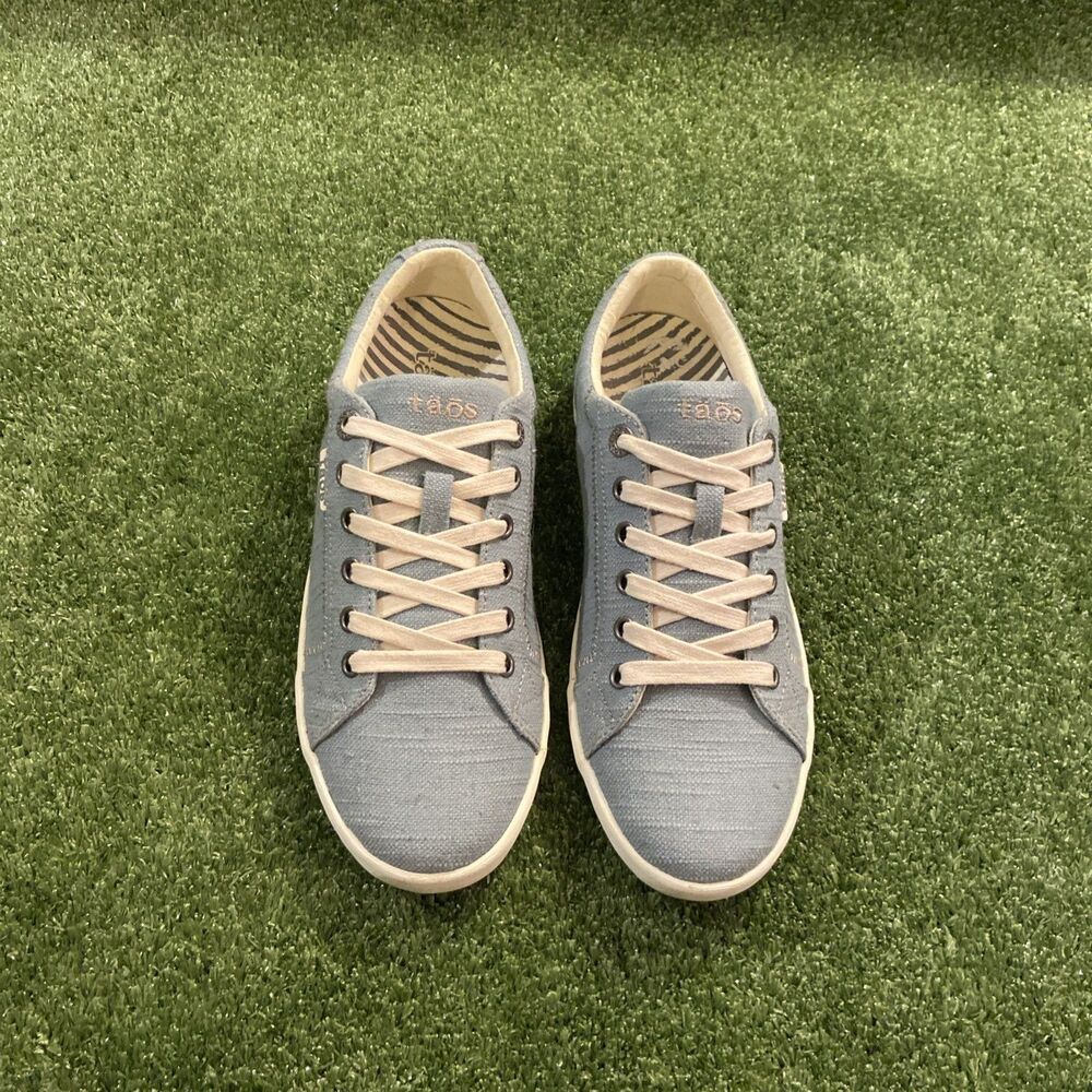 Taos Star Women’s size 8.5 Shoes Lake Blue Hemp Sneakers